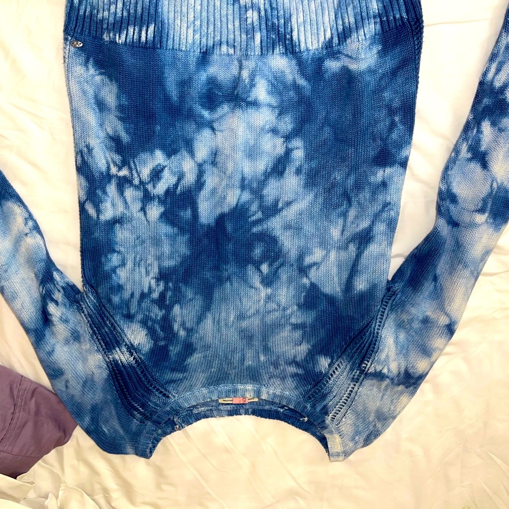 Blue Tye Dye Sweater